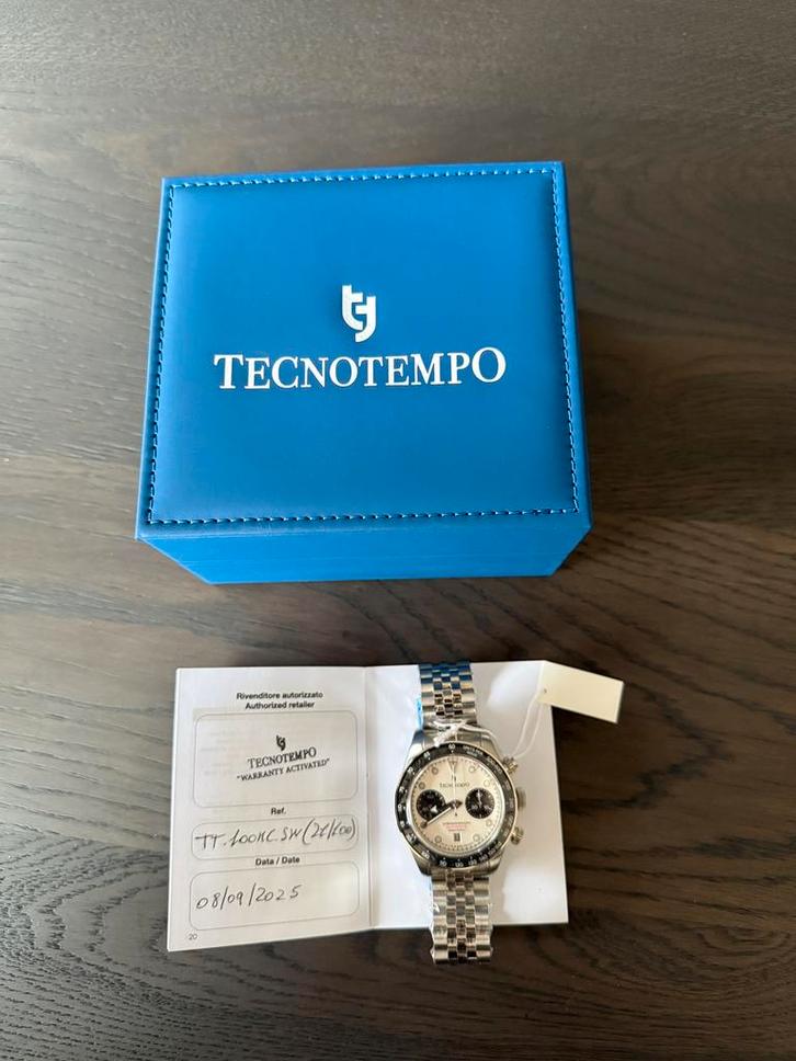 Tecnotempo TT.100MC.SW – Chrono Automatic – Limited Edition, Sieraden, Tassen en Uiterlijk, Horloges | Heren, Nieuw, Overige merken