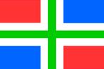 vlag Groningen Provincie in Nederland, Diversen, Vlaggen en Wimpels, Nieuw, Ophalen of Verzenden