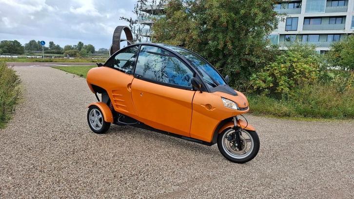 Carver BR-1 45km/u driewieler, Auto's, Overige Auto's, Particulier, Bluetooth, Elektrisch, Cabriolet, Automaat, Overige kleuren
