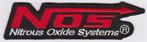 NOS Nitrous Oxide Systems stoffen opstrijk patch embleem #1, Ophalen of Verzenden