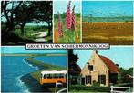 Ansichtkaart Schiermonnikoog Bus, Wad, Eilandwoning, Ophalen of Verzenden, 1980 tot heden, Gelopen, Noord-Brabant