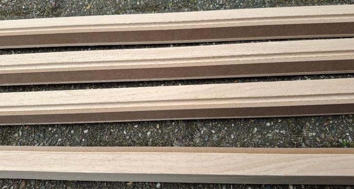 4 Stuks eindlatten voor wandpanelen, Huis en Inrichting, Woonaccessoires | Wanddecoraties, Nieuw, Ophalen