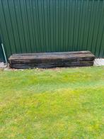 Eiken bielzen 4stuks, Tuin en Terras, Bielzen en Borders, Ophalen, Gebruikt, 25 cm of meer, Biels