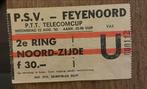 kaartje PSV - feyenoord 1992-1993, Tickets en Kaartjes, Eén persoon