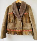 Shearling bomber Unworn Vintage!, Maat 38/40 (M), Unworn Vintage, Beige, Ophalen of Verzenden