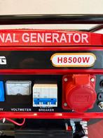Hüttenberg keystart generator - aggregaat - 400v 230v nieuw, Doe-het-zelf en Verbouw, Aggregaten, Elektrisch startend, Benzine
