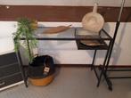 Nette sidetable / bureau, Huis en Inrichting, Ophalen, 100 tot 150 cm, Zo goed als nieuw, Glas