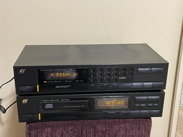 Sansui CD-V1000 CD speler + Tuner T1100L, Audio, Tv en Foto, Stereo-sets, Gebruikt, Cd-speler, Tuner of Radio, Overige merken