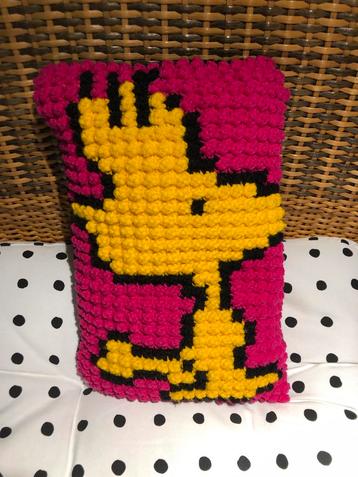 Gehaakt Kussen Woodstock beschikbaar voor biedingen