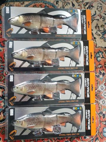 4x Savage gear 4d trout 30 cm slow sinking kleur Bream  beschikbaar voor biedingen