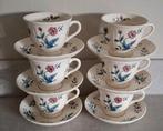 6 Wedgwood Williamsburg Potpourri theekopjes en schoteltjes, Antiek en Kunst, Antiek | Servies compleet, Ophalen of Verzenden