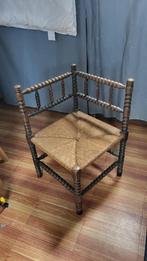 Vintage Bobbin Breistoel - Houten Stoel, Ophalen of Verzenden