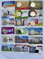 Zwaar verzilverde 5 euro munten in coin cards, Postzegels en Munten, Munten | Nederland, Setje, Euro's, Ophalen of Verzenden, Koningin Beatrix