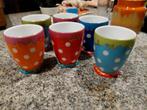 6 Olily koffiekopjes van DE - Zo goed als nieuw!, Huis en Inrichting, Keuken | Servies, Keramiek, Ophalen of Verzenden, Zo goed als nieuw