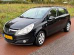 Opel Corsa 1.2 16V 5D 2008 Zwart  slechts 37.000km!, Voorwielaandrijving, Stof, Zwart, 4 cilinders