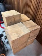 Eiken blokken 30x30 cm, Ophalen, Minder dan 50 cm, Eikenhout, Minder dan 50 cm