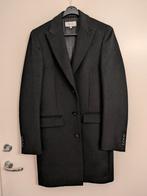Zwarte wollen mantel Reiss. XS, Kleding | Heren, Ophalen of Verzenden, Zo goed als nieuw, Maat 46 (S) of kleiner, Zwart