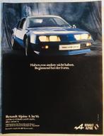Advertentie 1978 Renault Alpine A310 V6, Verzamelen, Auto's, Zo goed als nieuw, Verzenden