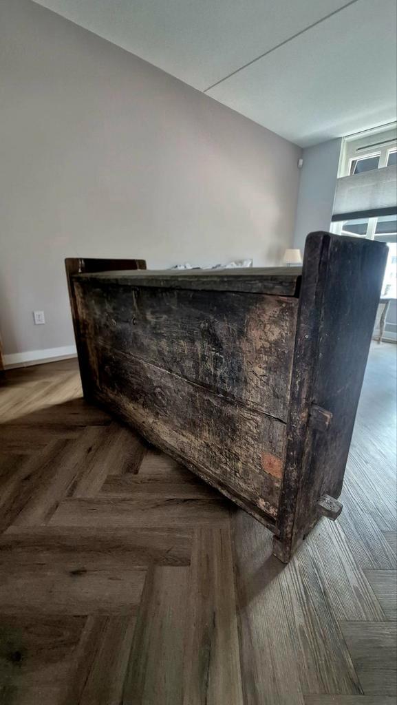 Oude Himalaya Opbergkist - Uniek Stuk!, Antiek en Kunst, Antiek | Meubels | Kasten, Ophalen