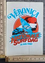 Vintage sticker Veronica Nationale surfdag zendpiraat radio, Ophalen of Verzenden, Zo goed als nieuw