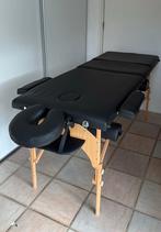Zwarte massagetafel met 2 rollen, Ophalen, Gebruikt, Massagetafel