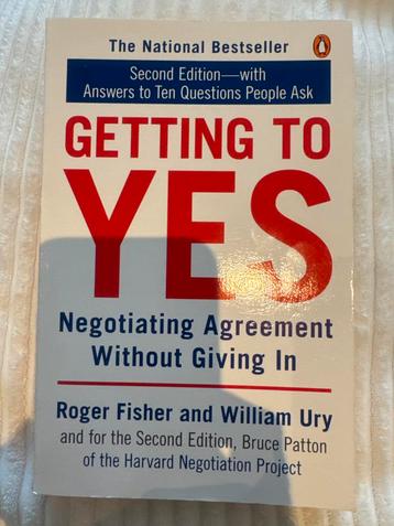 Getting to Yes - Roger Fisher & William Ury beschikbaar voor biedingen