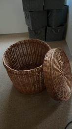 Rotan rieten mand speelgoed mand verkleedmand nette staat, Ophalen of Verzenden, Zo goed als nieuw, Rond, Riet