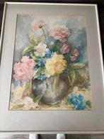 Te koop: prachtig gesigneerde aquarel van Tiny Leijten., Ophalen, Minder dan 50 cm, Oorspronkelijke maker, Zo goed als nieuw