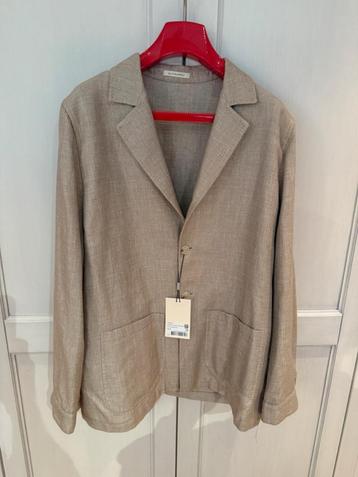 SuitSupply Mid Brown Greenwich Shirt-Jacket, maat 54 beschikbaar voor biedingen