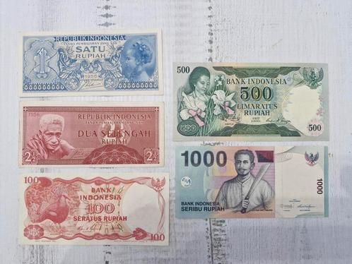 Indonesië 5 biljetten Top Kwaliteit, Postzegels en Munten, Bankbiljetten | Azië, Zuidoost-Azië, Ophalen of Verzenden