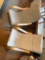 ikea poang kids relaxing chair x2, Huis en Inrichting, Stoelen, Ophalen, Gebruikt, Wit, Twee