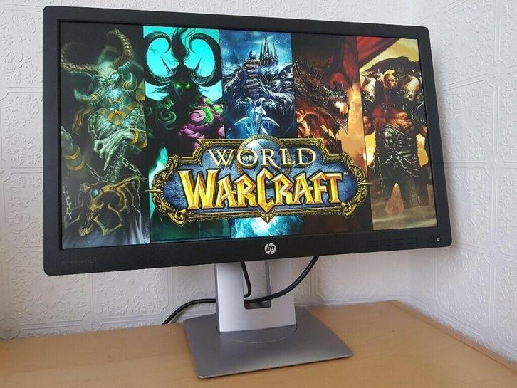 Luxe Monitor HP EliteDisplay E233 LED LCD + Kabels 23 Inch, Computers en Software, Monitoren, Gebruikt, 61 t/m 100 Hz, DisplayPort