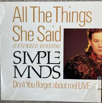 Simple Minds - All The Things She Said Vinyl beschikbaar voor biedingen
