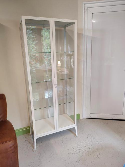 IKEA milsbo wit vitrinekast plantenkas, Huis en Inrichting, Kasten | Vitrinekasten, Zo goed als nieuw, 50 tot 100 cm, 25 tot 50 cm