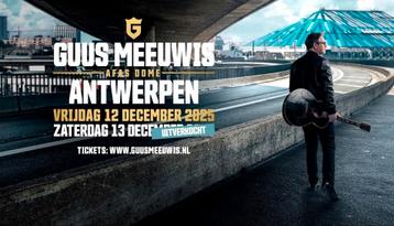 Guus Meeuwis 4 zitplaatskaarten op 13 december  beschikbaar voor biedingen