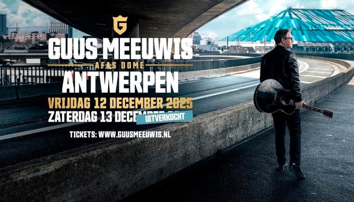 Guus Meeuwis 4 zitplaatskaarten op 13 december, Tickets en Kaartjes, Overige Tickets en Kaartjes, Drie personen of meer