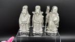 Chinese Fu, Lu and Shou Pewter figuurtjes - K4A, Antiek en Kunst, Kunst | Niet-Westerse kunst, Verzenden