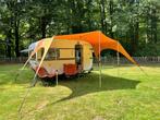 Compleet gerestylde Knaus Monsun 1979 Judidith caravans, Standaardzit, Omvormbare zithoek, Luifel, Bedrijf
