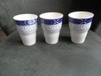 Societe Ceramique Butterflij beker mok 3 stuks, Antiek en Kunst, Antiek | Keramiek en Aardewerk, Ophalen of Verzenden