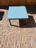 Houten bijzettafel, Huis en Inrichting, Tafels | Bijzettafels, Ophalen, Gebruikt, Hout, Minder dan 55 cm