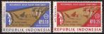 Irian Barat Zonnebloem nr 29/30 postfris 1968, Postzegels en Munten, Ophalen of Verzenden, Postfris, Zuidoost-Azië