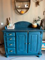 Houten commode, geverfd met Annie Sloan verf, Ophalen, Gebruikt, 100 tot 150 cm, Met lade(s)