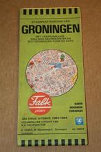Oude Falk Stadsplattegrond/ Kaart - Groningen - 1983, Boeken, Atlassen en Landkaarten, Gelezen, Ophalen of Verzenden, Landkaart