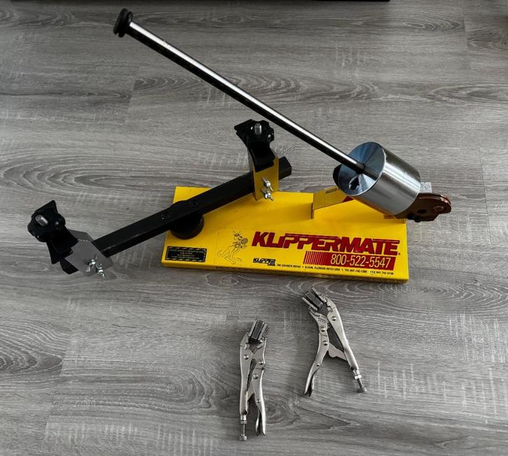 Klippermate bespanmachine, Sport en Fitness, Tennis, Gebruikt, Racket, Overige merken, L00, Ophalen of Verzenden