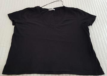 Zara basic t-shirt zwart maat m oversized tshirt shirt 