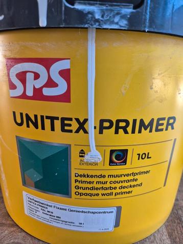 Sps unitex primer voorstrijk ral 9010 8 liter beschikbaar voor biedingen