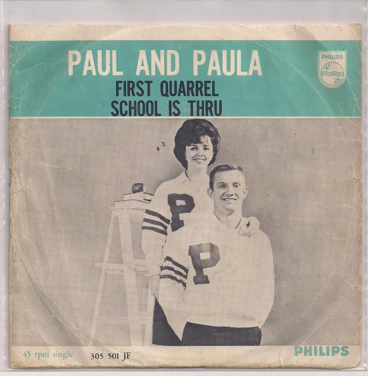 Paul and Paula- First Quarrel, Cd's en Dvd's, Vinyl Singles, Zo goed als nieuw, Pop, Verzenden