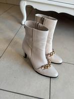 Nieuw off white leer laarzen merk NOTRE V maat 37, Notre-V, Overige kleuren, Lage of Enkellaarzen, Nieuw