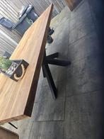 Tafel en bank, Huis en Inrichting, Banken | Bankstellen, Ophalen, 75 tot 100 cm, Zo goed als nieuw, Rechte bank