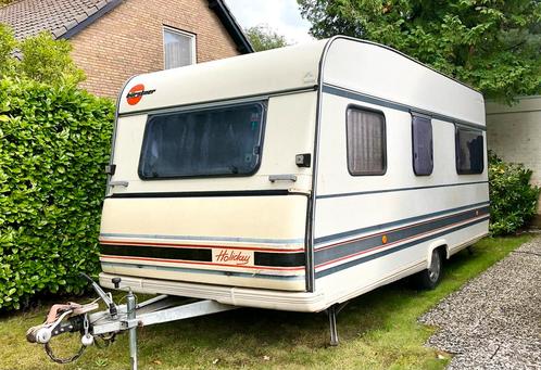Caravan Bürstner Holyday met VEEL extra's!!, Caravans en Kamperen, Caravans, Particulier, tot en met 4, 750 - 1000 kg, Standaardzit